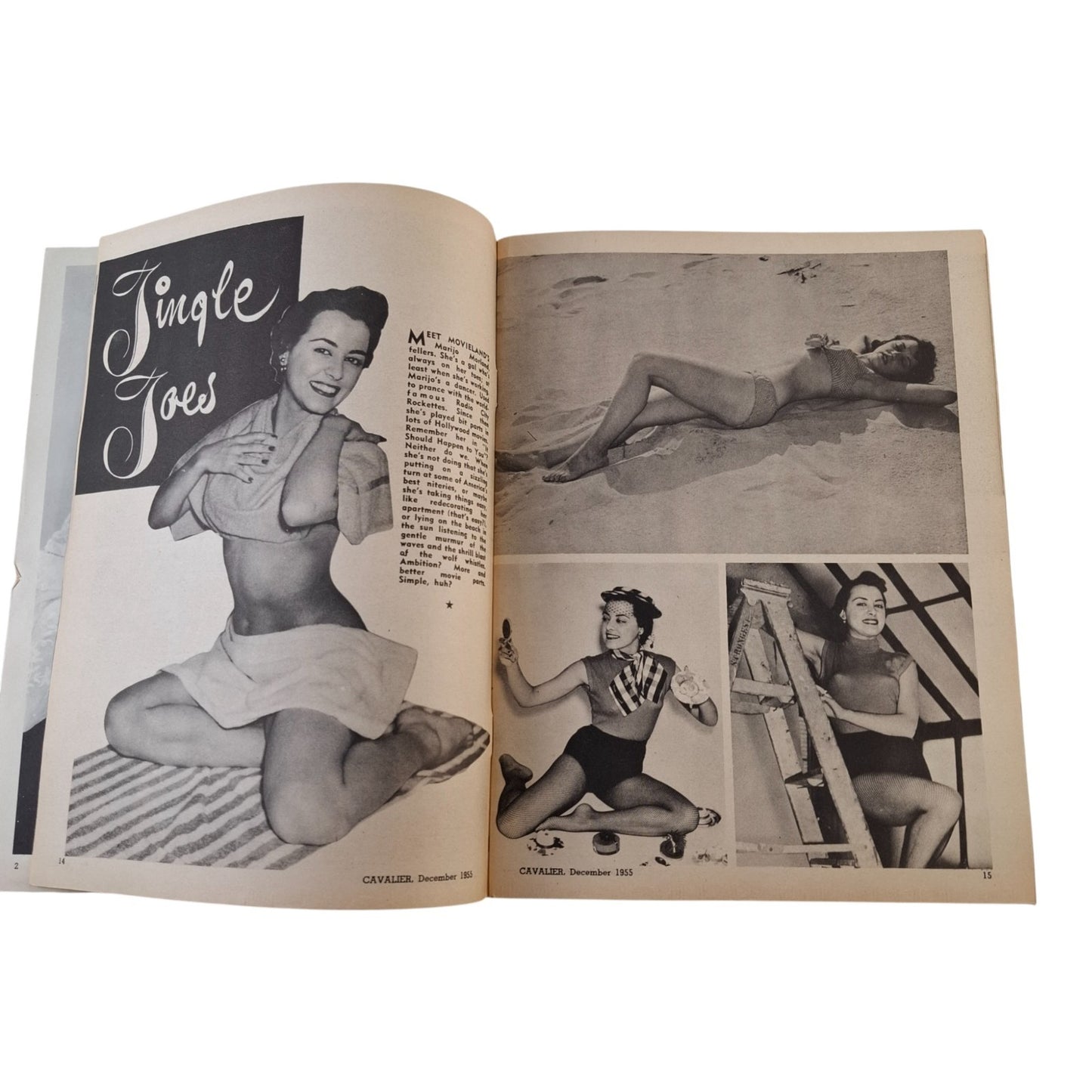 Cavalier Magazine Australia December 1955 Ester Williams / Jane Powell