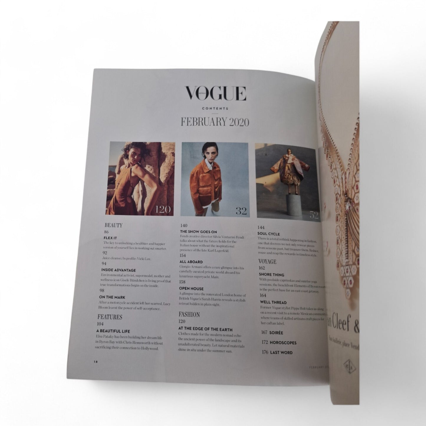 Vogue Australia Magazine February 2020 Elsa Pataky Cover EXCELLENT COMPLETE
