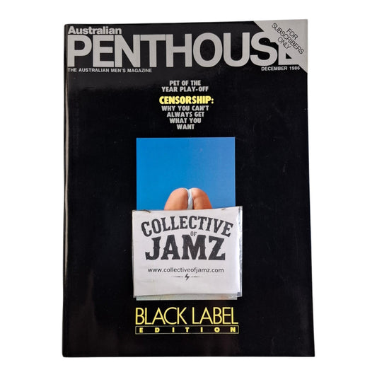 AUSTRALIAN PENTHOUSE Men's Magazine December 1986 Belinda White / Maidenhead