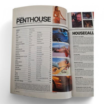 Australian Penthouse Magazine - Black August 1990 Complete Playboy