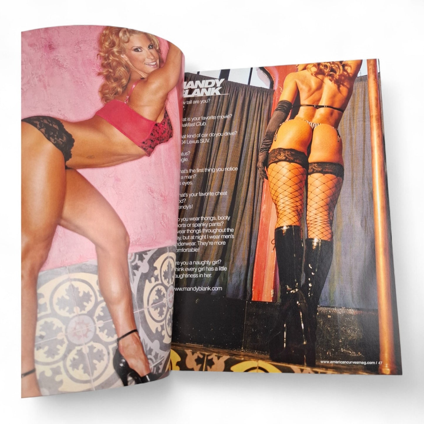 AMERICAN CURVES Magazine March 2007 #32. Ice-T Wife Coco