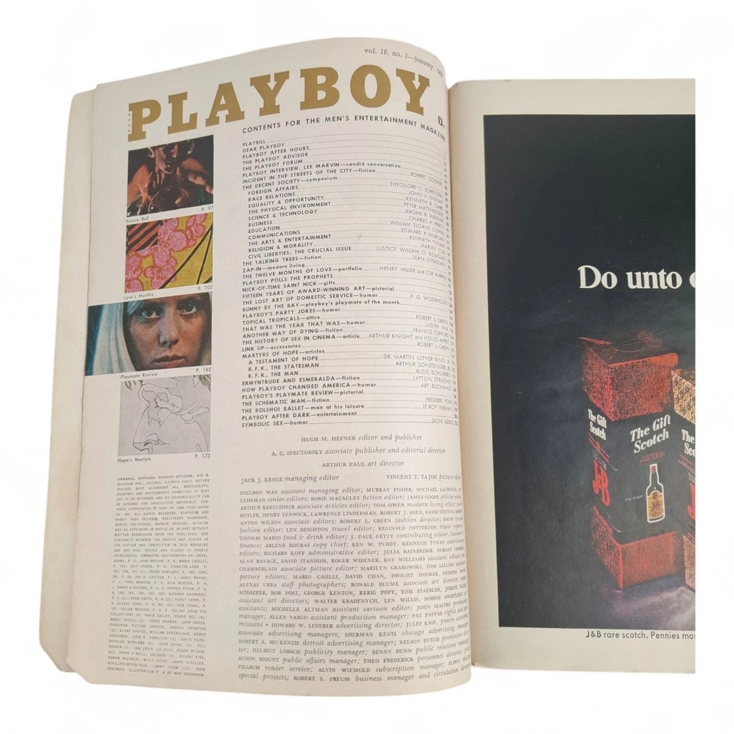 PLAYBOY Magazine 1969 Leslie Bianchini COMPLETE