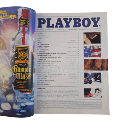 Playboy Magazine November 1992 Joan Severance / Stephanie Adams