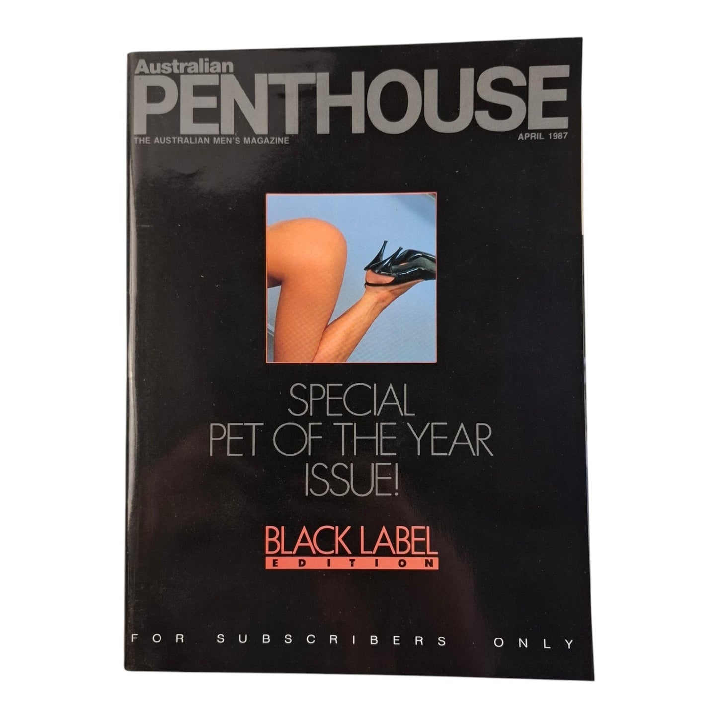 AUSTRALIAN PENTHOUSE Magazine April 1987 Maria Sanson / Kathleen Azzopardi.