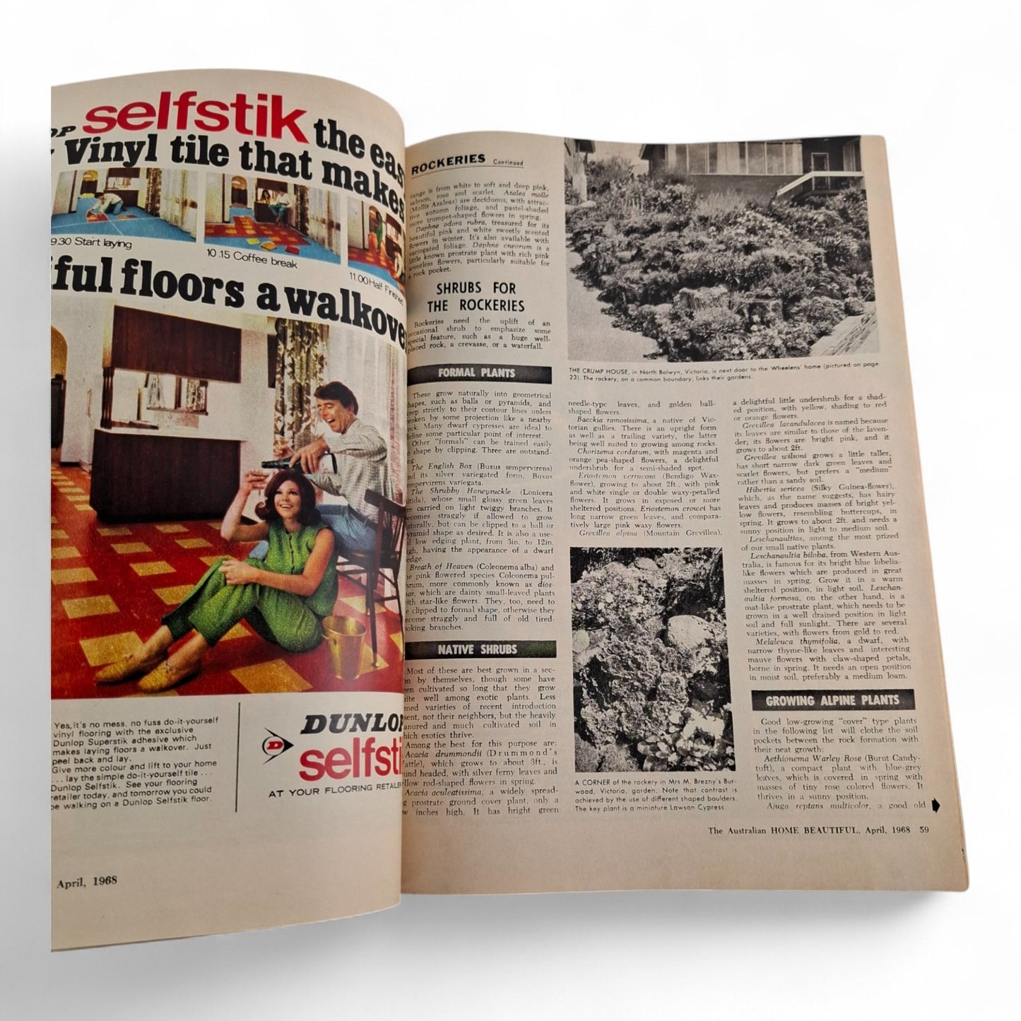 Australian Home Beautiful - April 1968 - Magazine