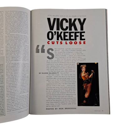 Australian Penthouse Magazine April 1986 - Vicky O'Keefe / Kathleen Azzopardi