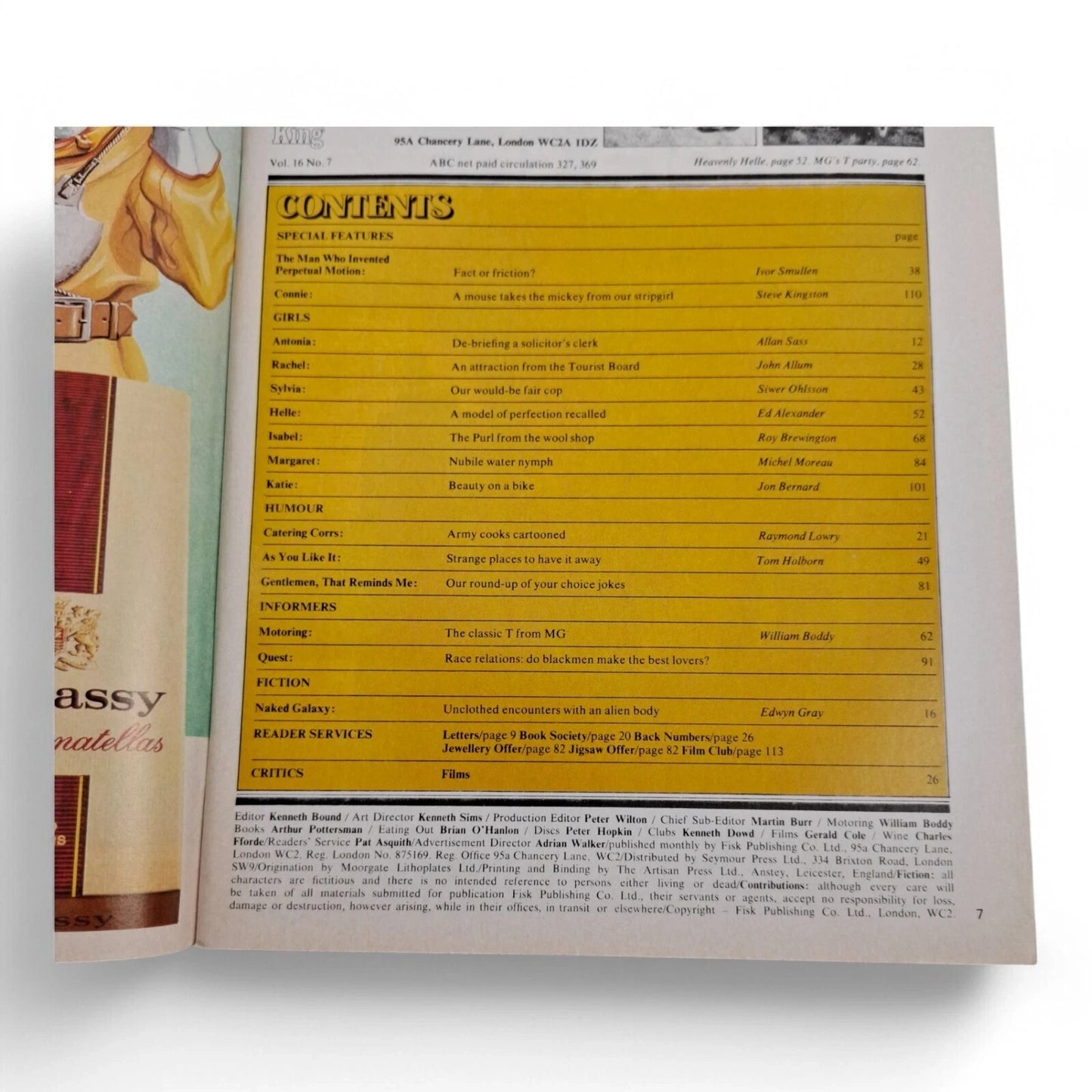 Vintage Mayfair Magazine Vol. 16 No. 7 July 1981  U.K Helle Kjaer