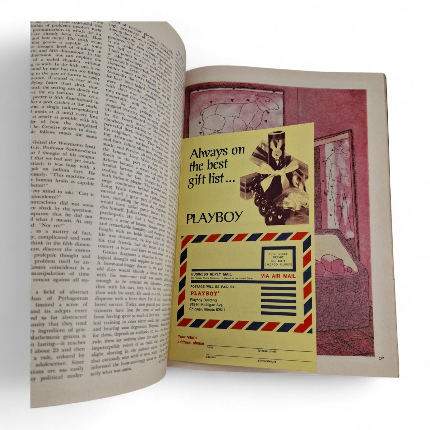 PLAYBOY Magazine December 1969 Jorja Beck COMPLETE