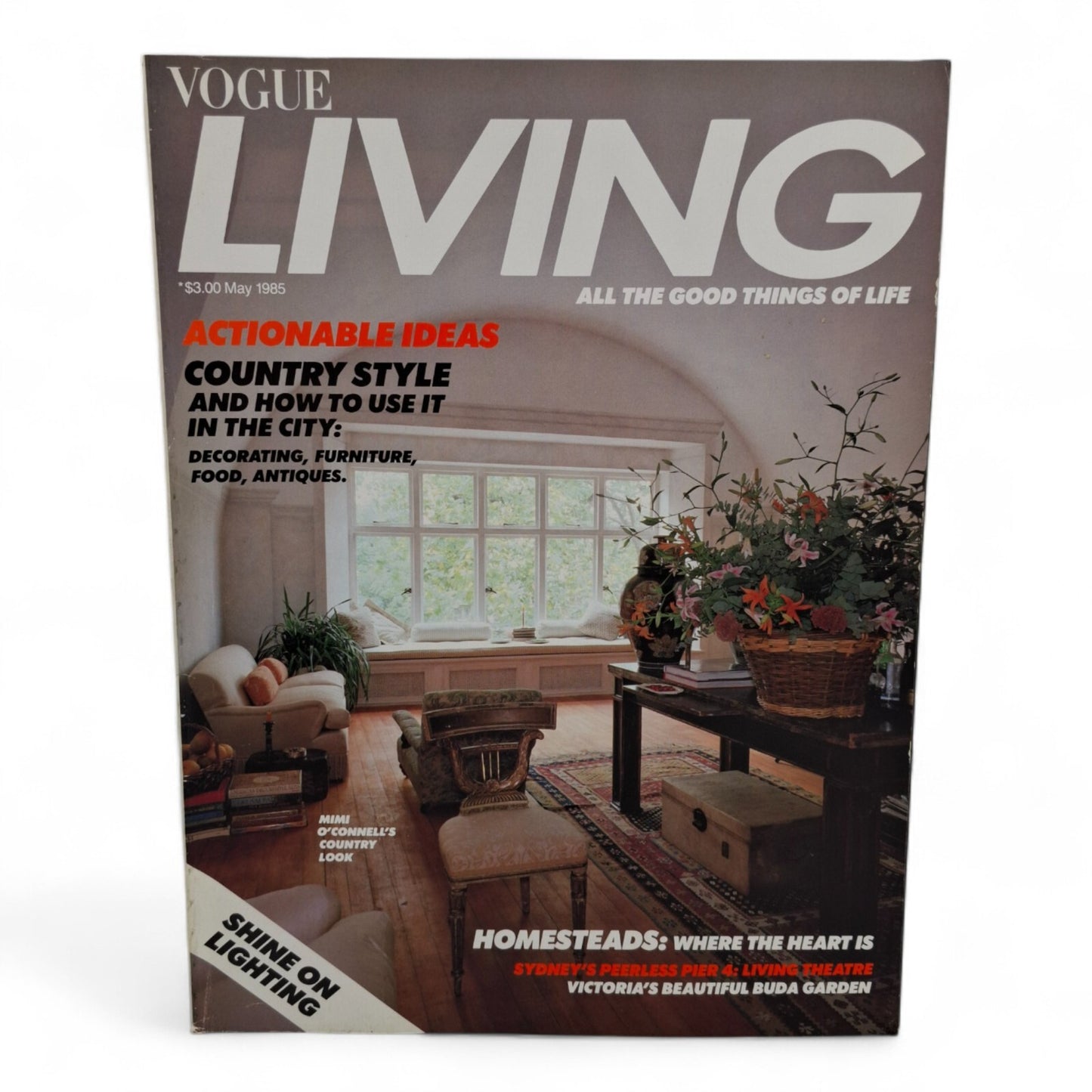 Vintage Vogue Living Australia Magazine - May No.4 1985