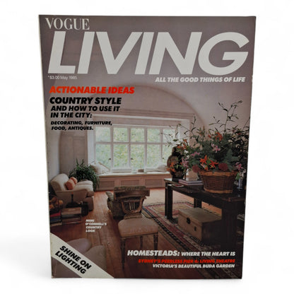 Vintage Vogue Living Australia Magazine - May No.4 1985