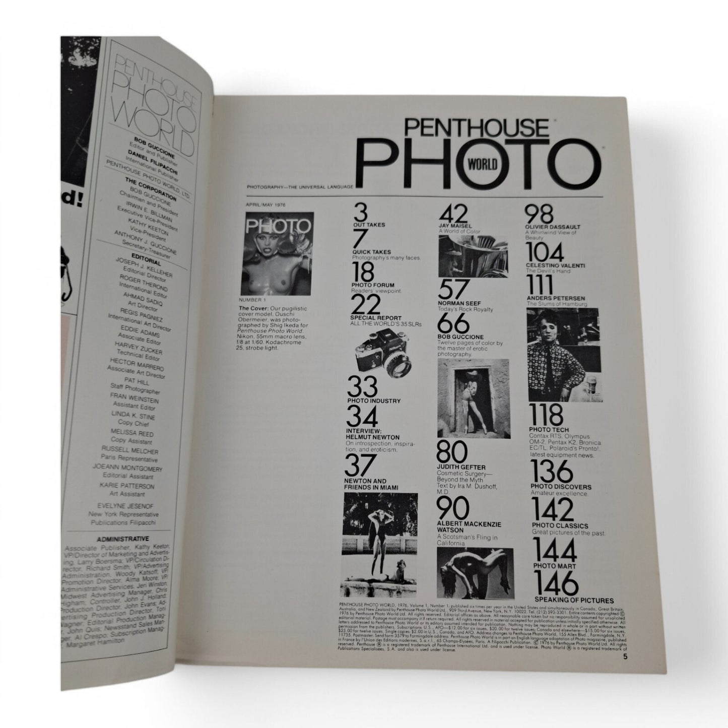 Photo World Magazine - Penthouse Vintage 1976 Collector Edition