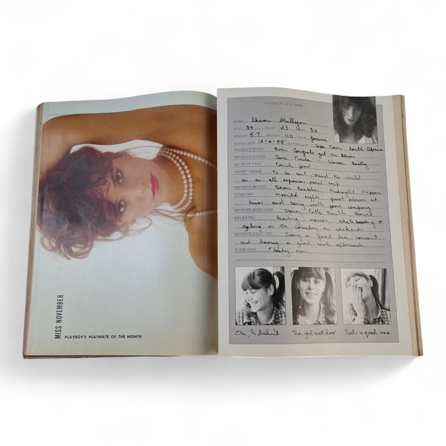 VINTAGE Australian Playboy Magazine November 1979 Kathy Pereira Sharon Mulligan