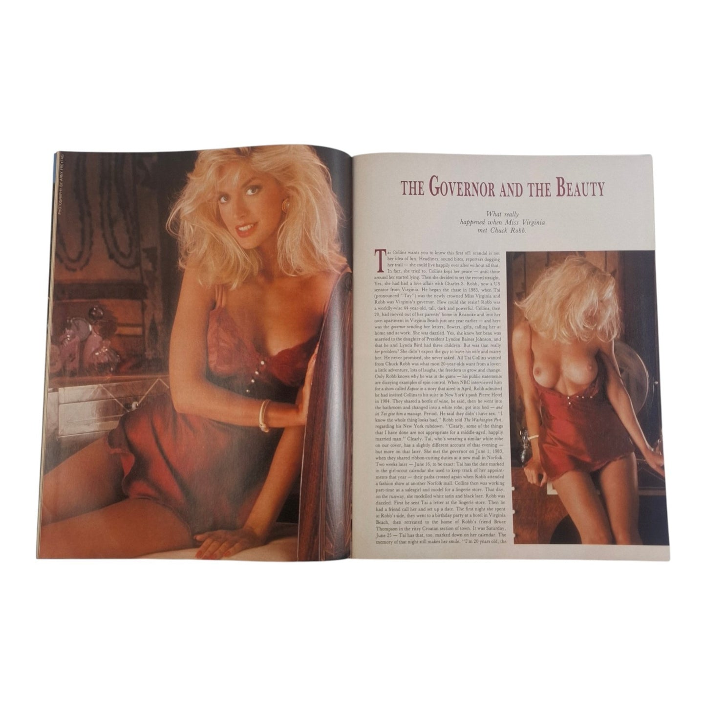 Australian Playboy Magazine December 1991  Tai Collins / Samantha Dorman