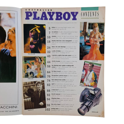 Australian Playboy Magazine August 1992 Leeanne Bampton