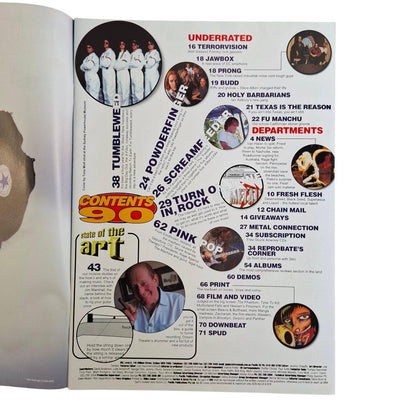 HM Hard Music Magazine #90 September 1996 Tumbleweed / Powderfinger / Metallica