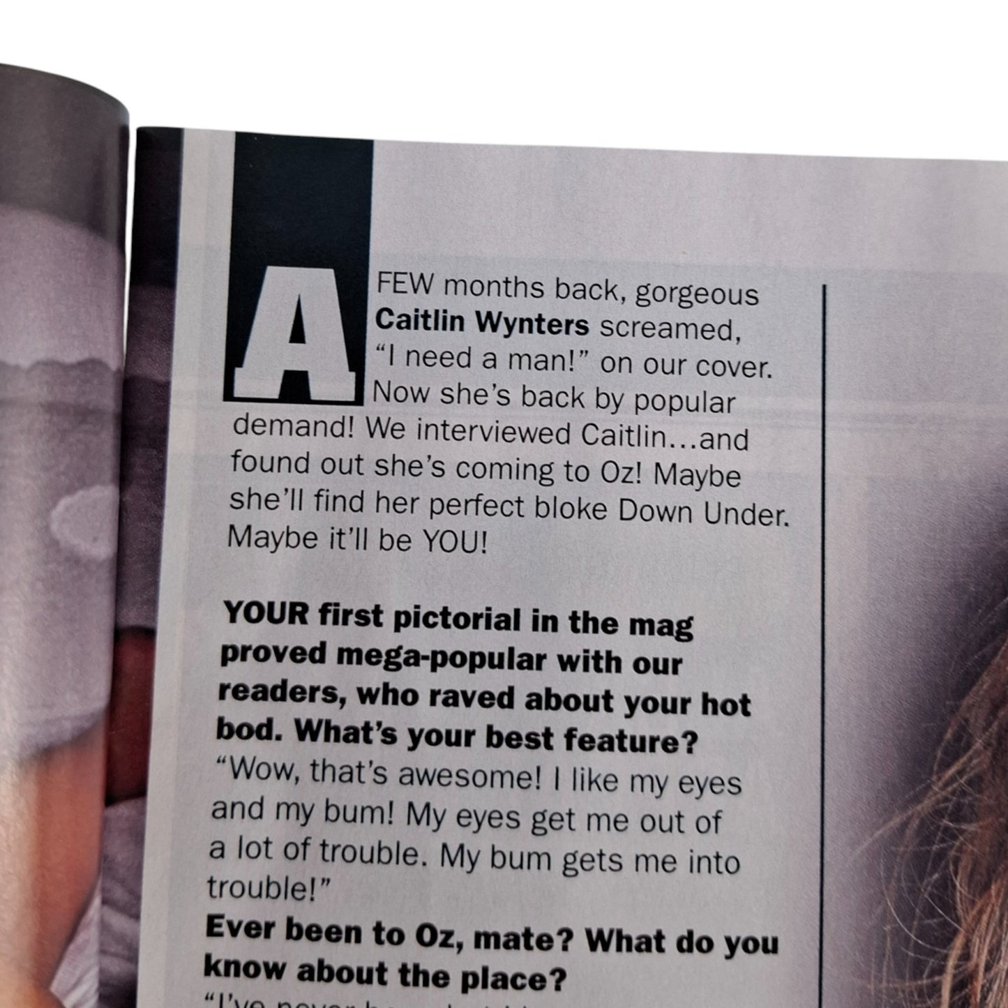 People Magazine Australia May 2016 Caitlin Wynters