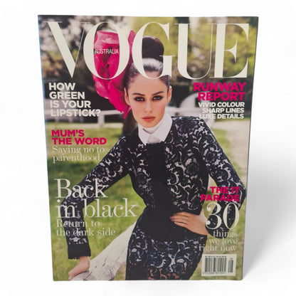 Vogue Australia Magazine August 2008 Nicole Trunfio Prada EXCELLENT
