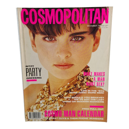 Vintage Cosmopolitan Magazine Australia December 1989 Cosmo Claudia McClintock