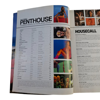 AUSTRALIAN PENTHOUSE Men's Magazine December 1990 Debbie Joel