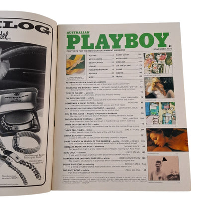 Australian Playboy Magazine - November 1979 Kathy Pereira / Sharon Mulligan