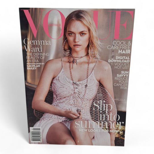 Vogue Australia Magazine January 2016 Gemma Ward Cover COMPLETE EXC.