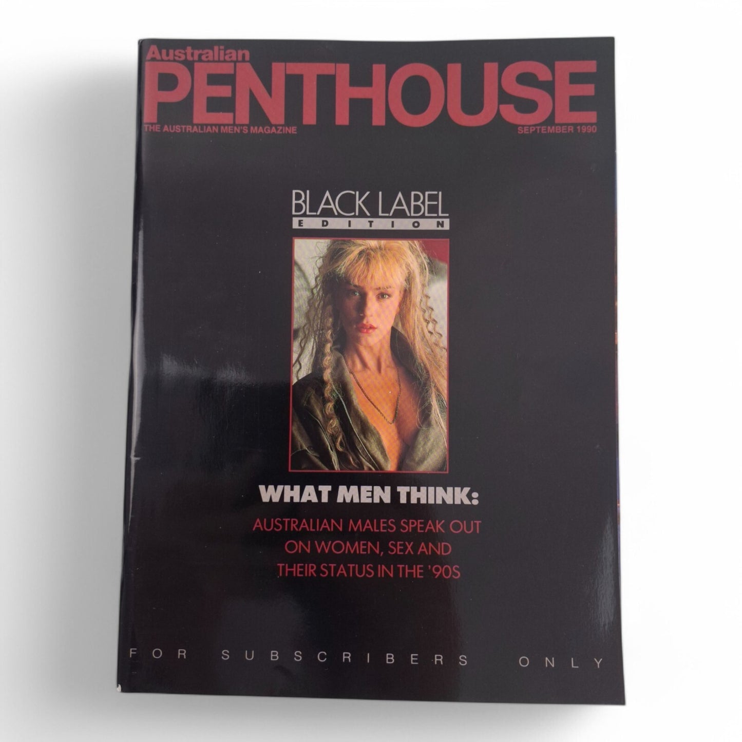 Australian Penthouse Magazine September 1990 Justine