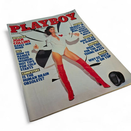 Australian PLAYBOY Magazine May 1984 Joan Collins Margaret Bailey