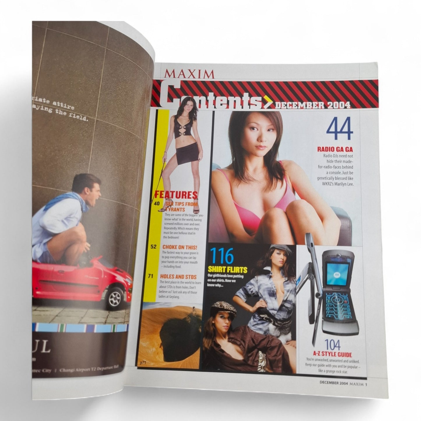 MAXIM Singapore Issue # 3 Magazine Marilyn Lee December 2004