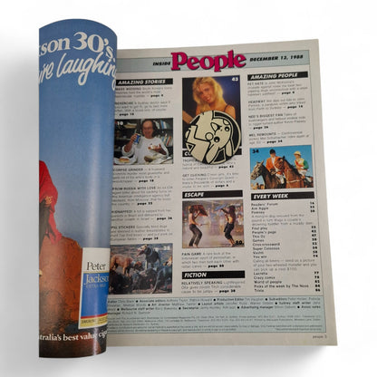 People Magazine Australia With Pix December 13th 1989