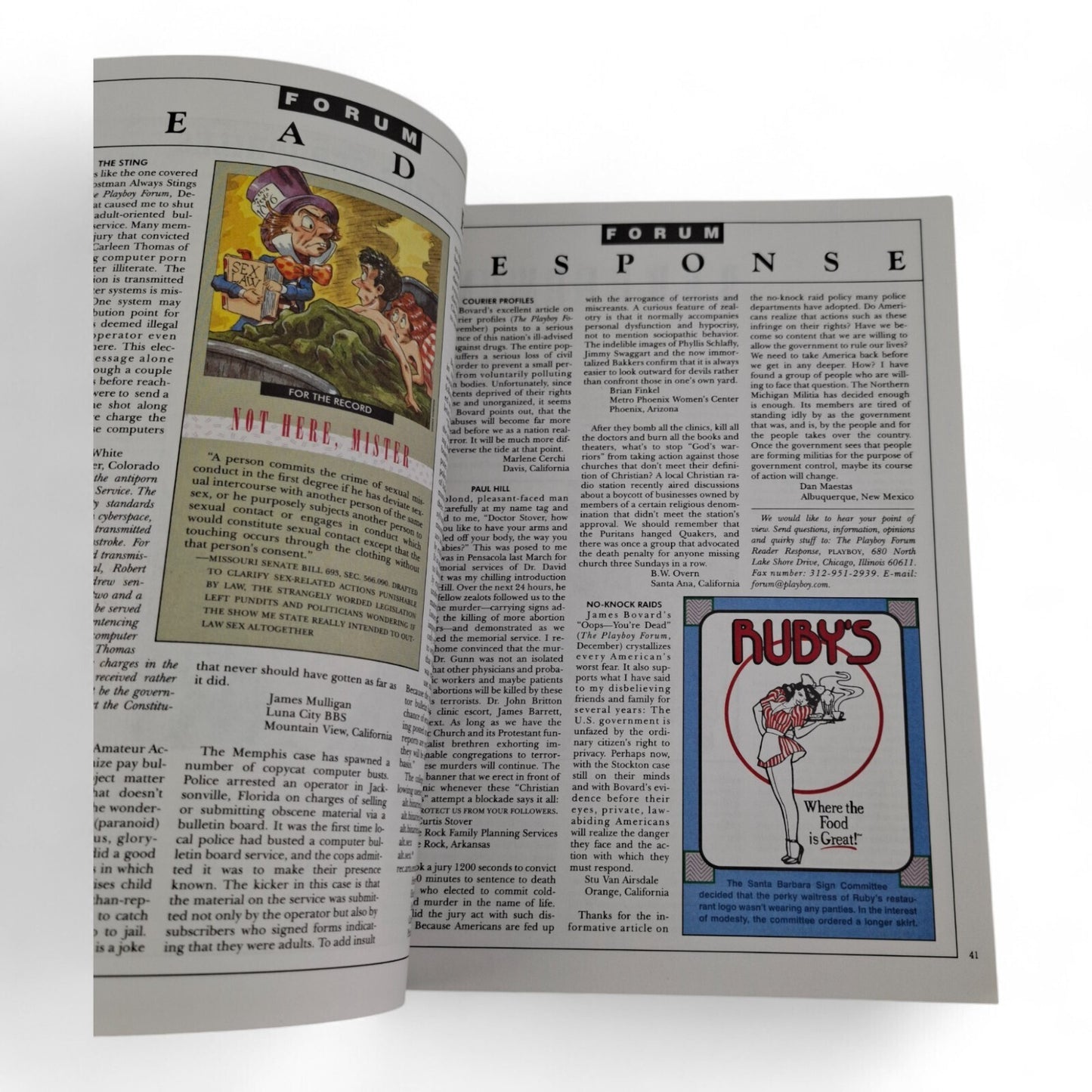 Playboy Magazine March 1995 Amber Smith COMPLETE