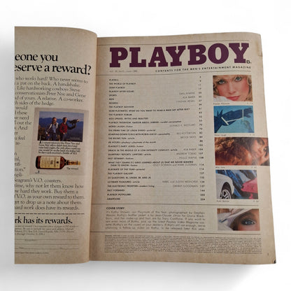 Playboy Magazine June 1986  Kathy Shower / Rebecca Ferrati