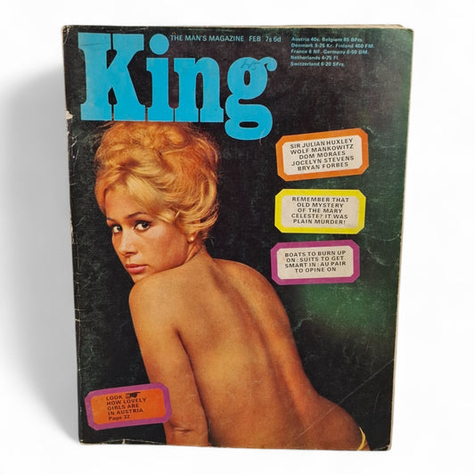 King Mayfair Magazine Vol. 1 No. 11 1964 February Pauline Benson