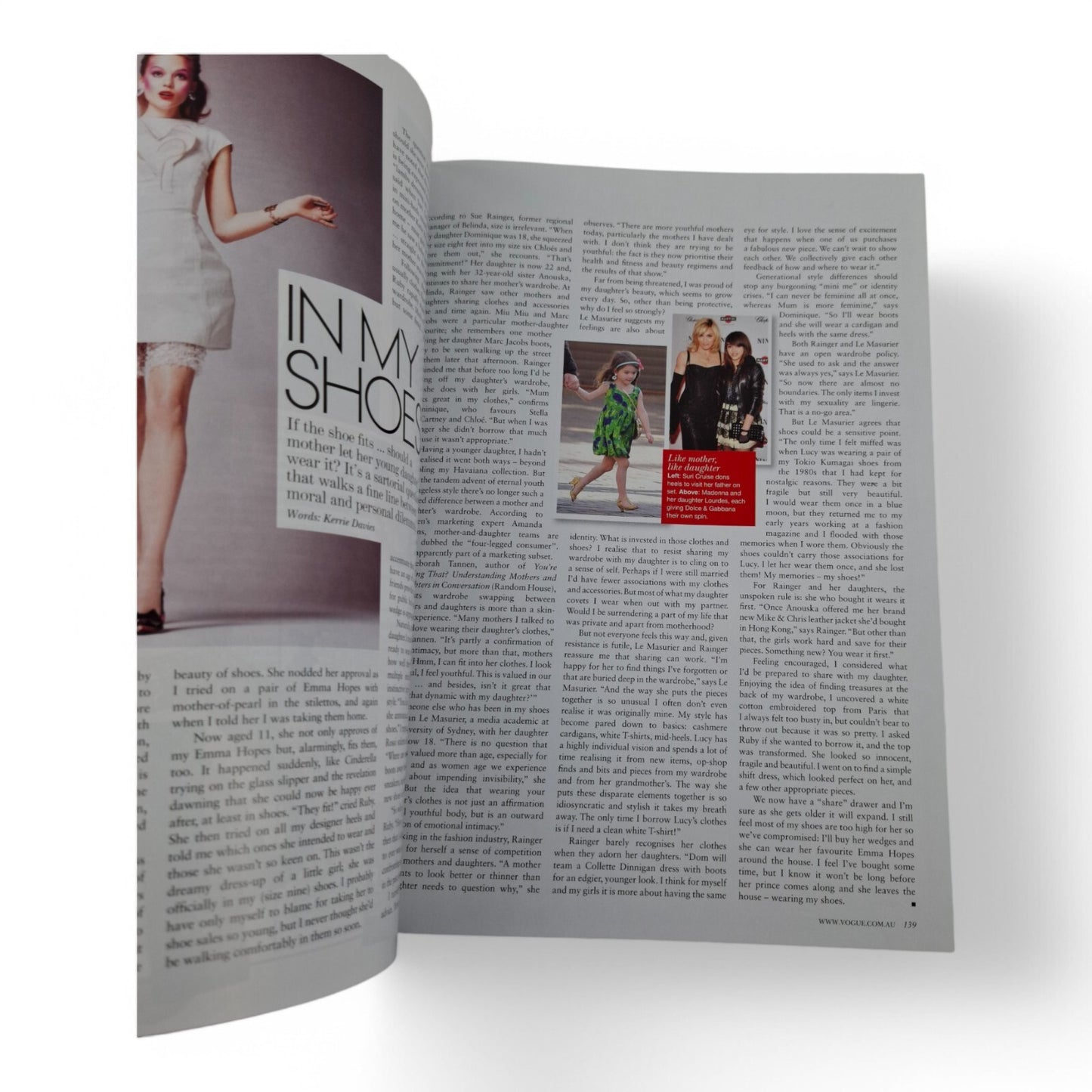 Vogue Australia April 2010 Rosie Tupper Ruby Rose Lady Gaga Cyndi Lauper Liu Wen