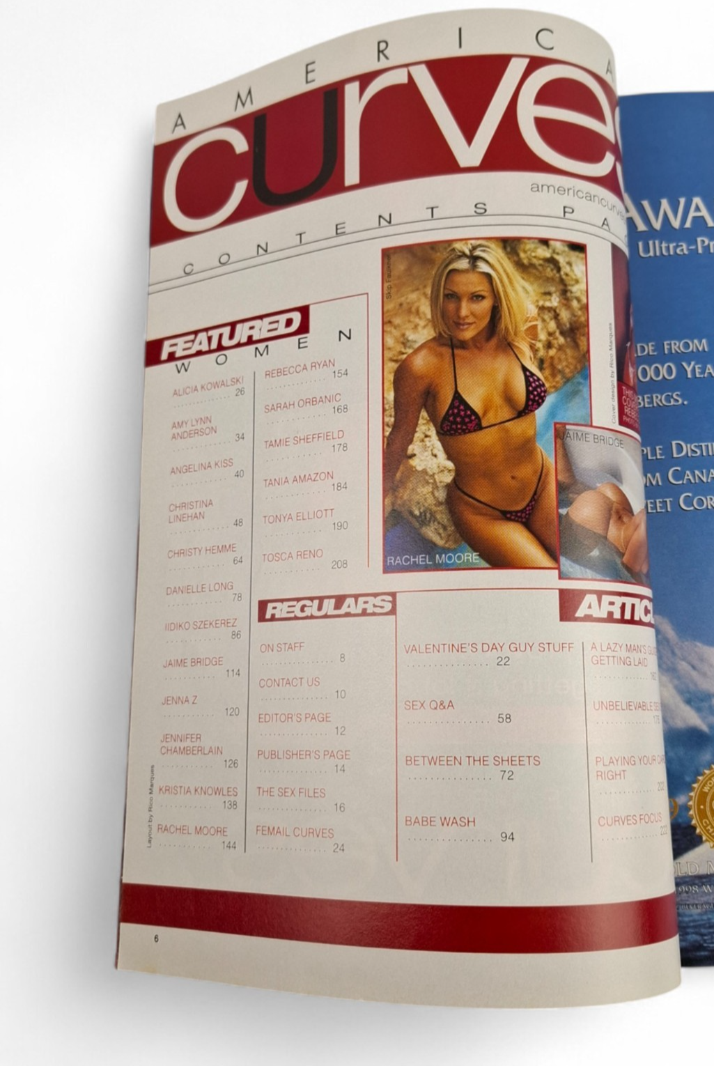 American Curves Magazine # 2, March April 2003 Rebecca Ryann