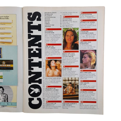 Australian Playboy Magazine March 1984 Joan Bennett / Grace Parr