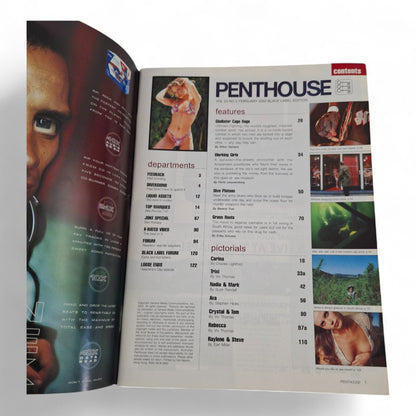 AUSTRALIAN PENTHOUSE Men's Magazine Black Label February 2002