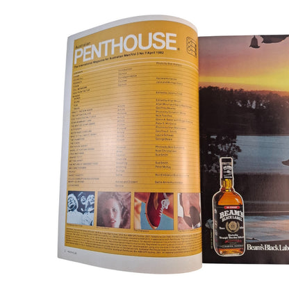 AUSTRALIAN PENTHOUSE April 1982 Vol. 3 No. 7 Men's Magazine Tracey Wallace