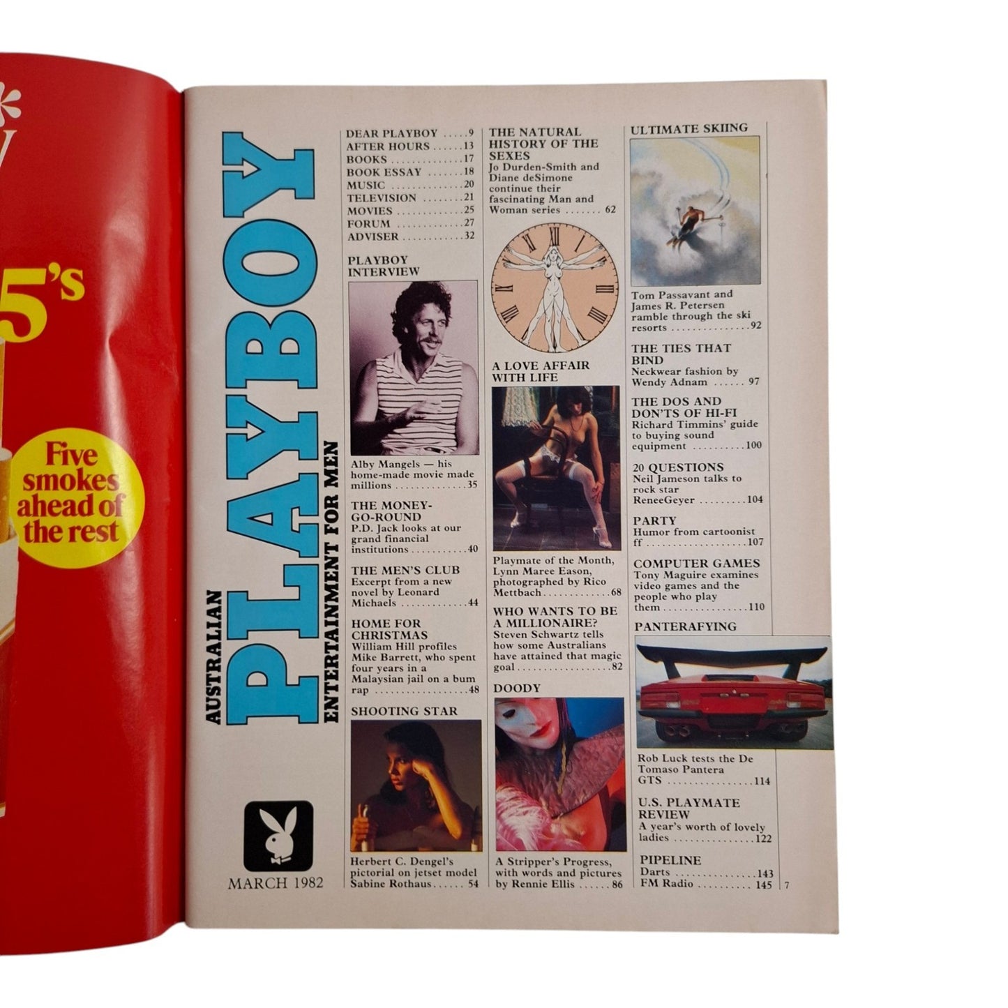 Australian Playboy Magazine March 1982 Sabine Rothaus / Lynn Eason