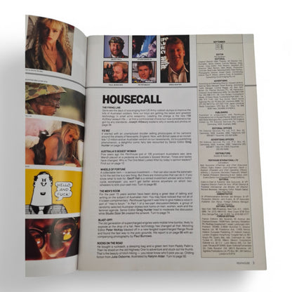Australian Penthouse Magazine September 1990 Justine