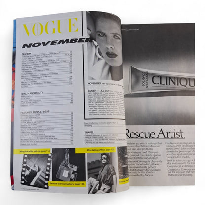 Vogue Australia Magazine November 1984 Karin Lund