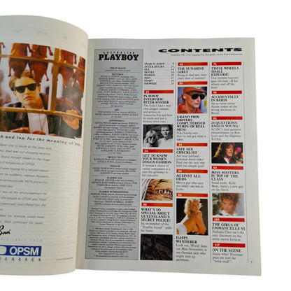 Australian Playboy Magazine November 1988 Sam Samantha Fox / Jana Uhlmann