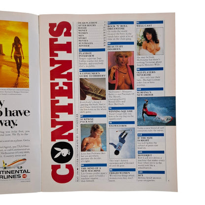 Australian Playboy Magazine May 1984 Margaret Bailey / Lesa Ann Pedriana