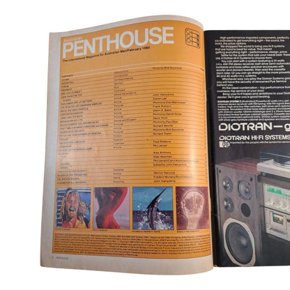 Australian PENTHOUSE Magazine  February 1980 Lyn Barron  / Debora Zullo