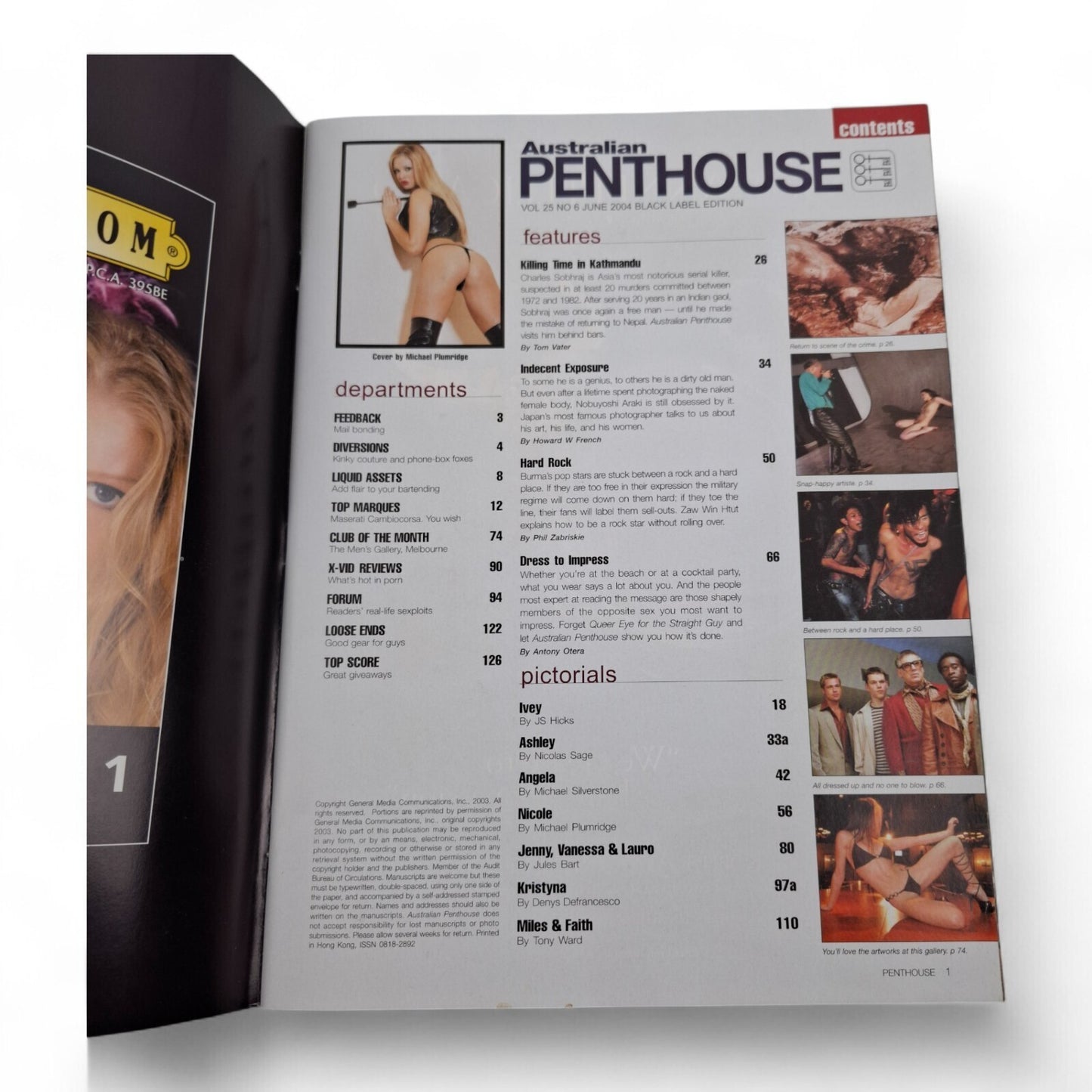 Australian Penthouse Magazine - Black Label June 2004 Complete Playboy