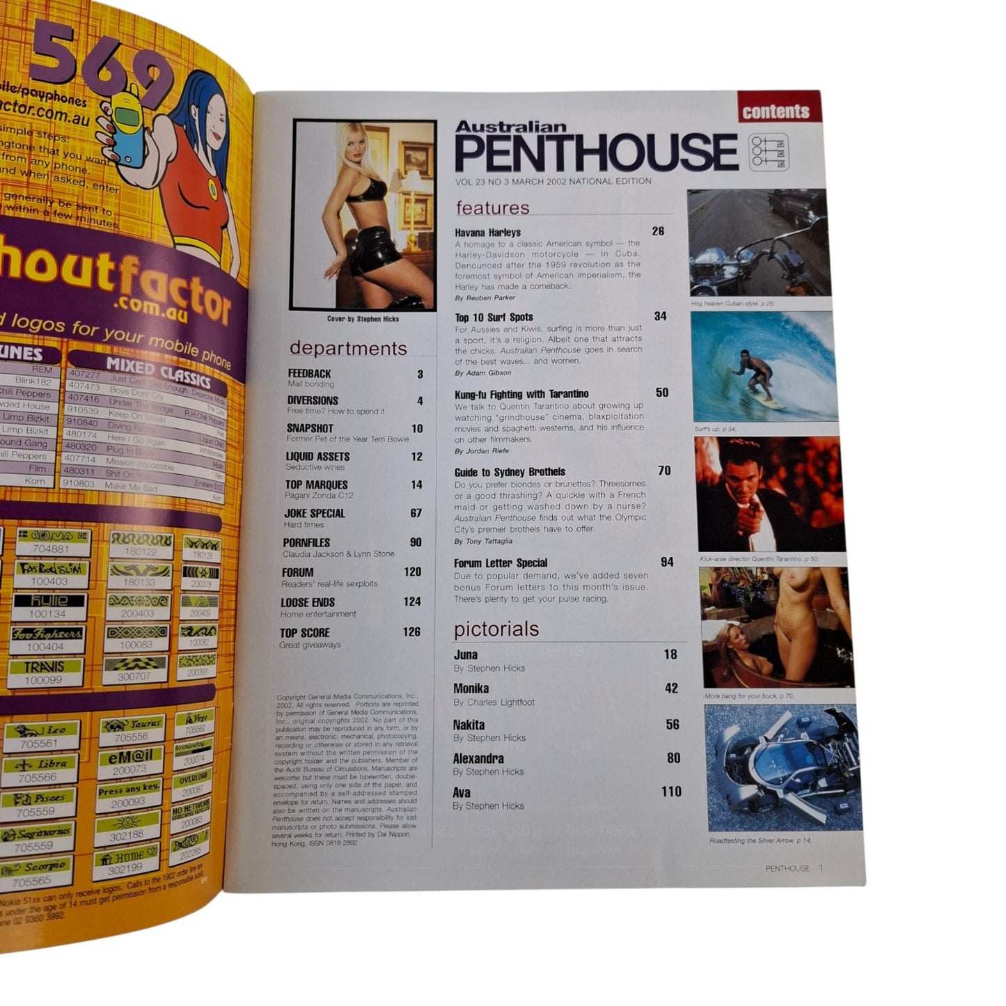 Australian Penthouse Magazine March 2002 Nakita