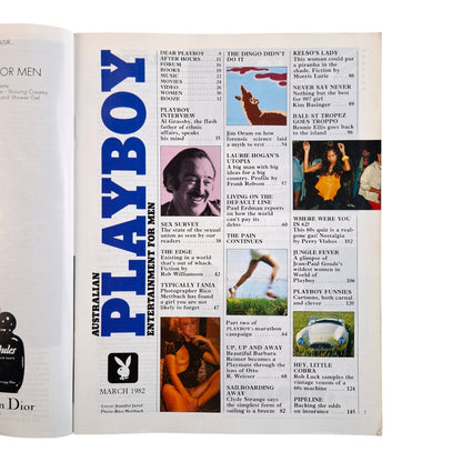 Australian Playboy Magazine March 1983 Jennifer Jared / Barbara Riemer