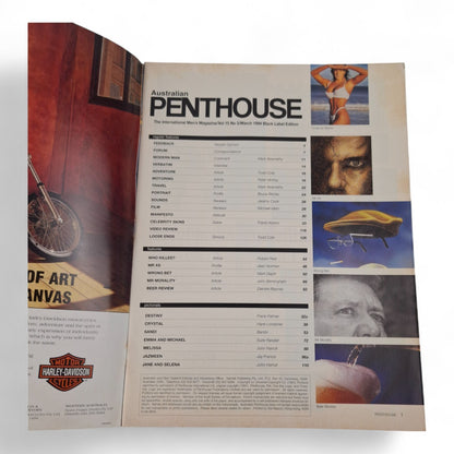 AUSTRALIAN PENTHOUSE Men's Magazine Black Label March 1994