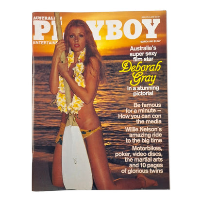 Australian Playboy March 1981 Magazine Kymberly Herrin / Deborah Gray