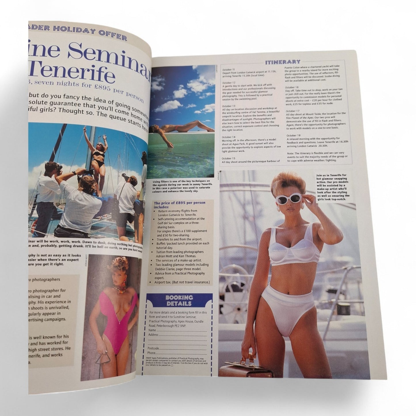 Practical Photography Magazine Swimsuit Special July 1996