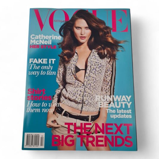 Vogue Australia Magazine February 2011 Catherine McNeil EXCELLENT